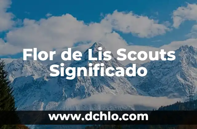 Flor de Lis Scouts Significado