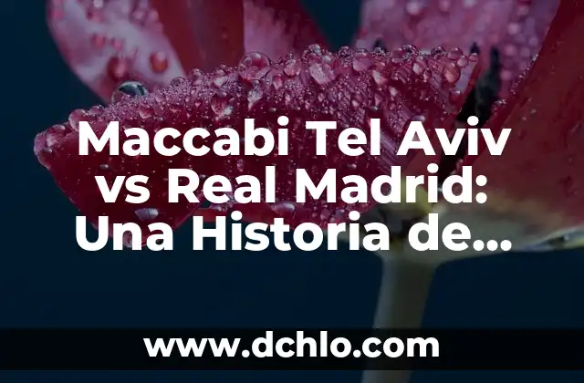 Maccabi Tel Aviv vs Real Madrid: Una Historia de Partidos Épicos