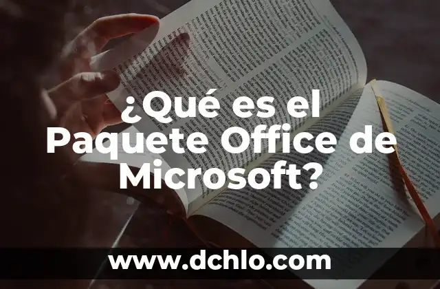 ¿Qué es el Paquete Office de Microsoft?