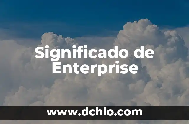 Significado de Enterprise