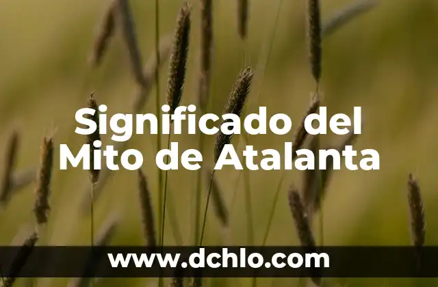 Significado del Mito de Atalanta