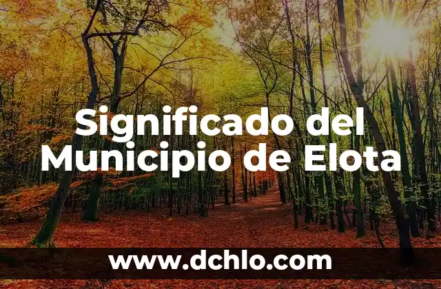 Significado del Municipio de Elota