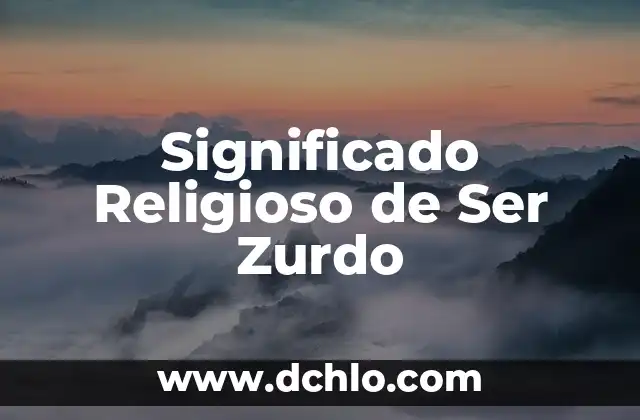 Significado Religioso de Ser Zurdo