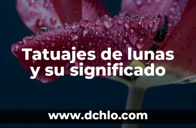 Tatuajes de lunas y su significado
