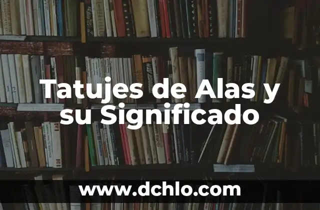 Tatujes de Alas y su Significado