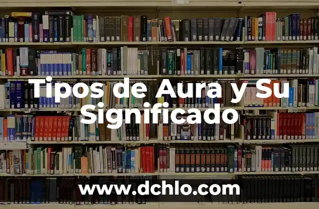 Tipos de Aura y Su Significado