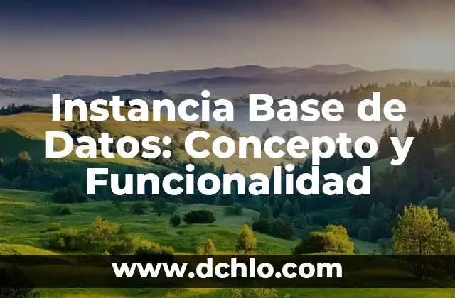 Cómo hacer tu base de maquillaje casera 5 Instancia Base de Datos: Concepto y Funcionalidad