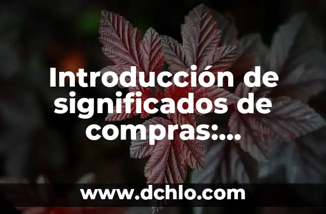 Como Hacer para que Más Gente Vea Tus Historias 4 Introducción de significados de compras: Descubre el significado detrás de tus compras