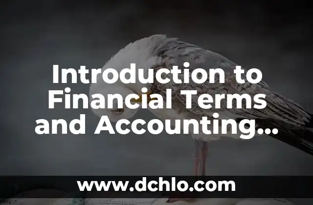 Exploring the Meanings of Words: Denotative and Connotative Significance 7 Introduction to Financial Terms and Accounting Standards