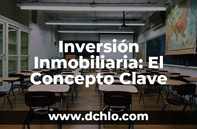 Aspectos clave de los Sofistas 7 Inversión Inmobiliaria: El Concepto Clave