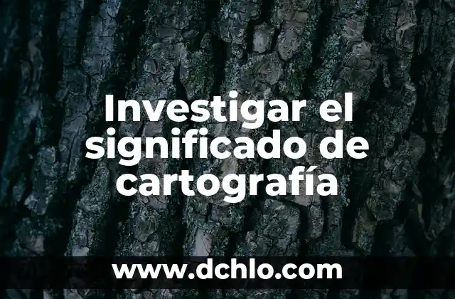 Investigar el significado de astrología 3 Investigar el significado de cartografía