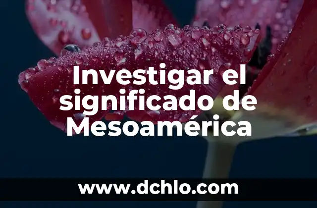 Investigar el significado de huya: Todo lo que necesitas saber 3 Investigar el significado de Mesoamérica