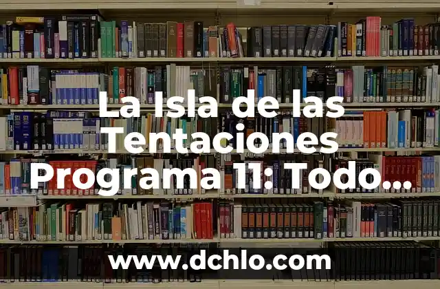 El Valor y el Significado de Pi: Todo Sobre la Proporción Divina 7 La Isla de las Tentaciones Programa 11: Todo lo que Necesitas Saber