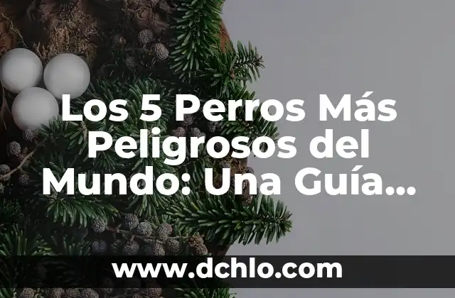 Los 5 Días Intercalares: Un Enigma del Calendario Republicano 6 Los 5 Perros Más Peligrosos del Mundo: Una Guía Completa
