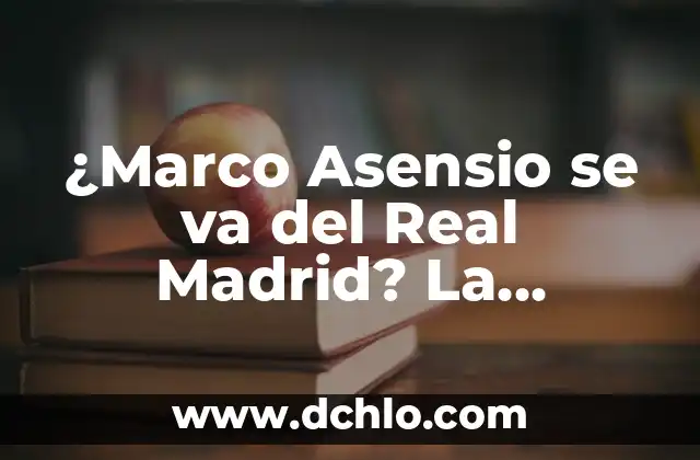 Significado y sinónimos de incertidumbre: Comprensión y contexto 6 ¿Marco Asensio se va del Real Madrid? La incertidumbre que envuelve su futuro en el club blanco