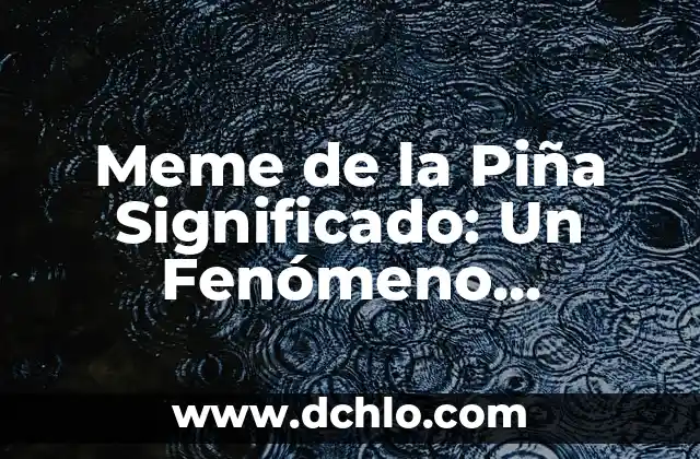 Migrantes - Comprender el Fenómeno de la Migración 3 Meme de la Piña Significado: Un Fenómeno Cultural en la Era Digital