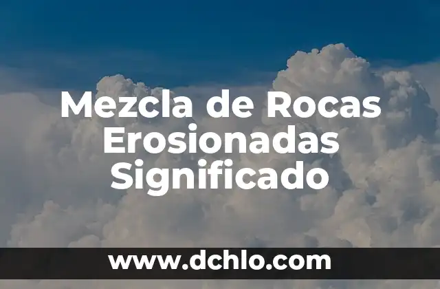 Microprocesador de la Computadora Significado 4 Mezcla de Rocas Erosionadas Significado