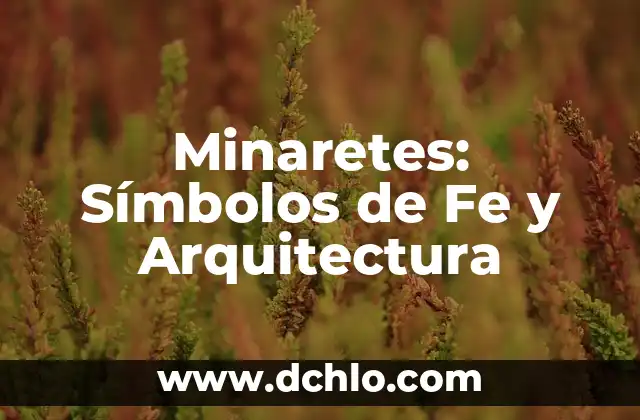 Significado de la Dirección Continuación de Casa: Un Enfoque en la Arquitectura Doméstica 6 Minaretes: Símbolos de Fe y Arquitectura