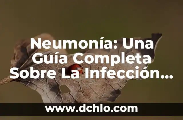 Significado Emocional de Trombosis Pulmonar 3 Neumonía: Una Guía Completa Sobre La Infección Pulmonar