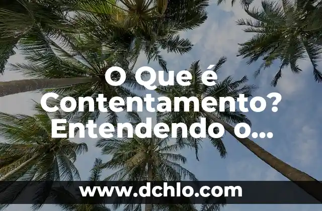 Entendendo os Significados de Venda 8 O Que é Contentamento? Entendendo o Significado e a Importância