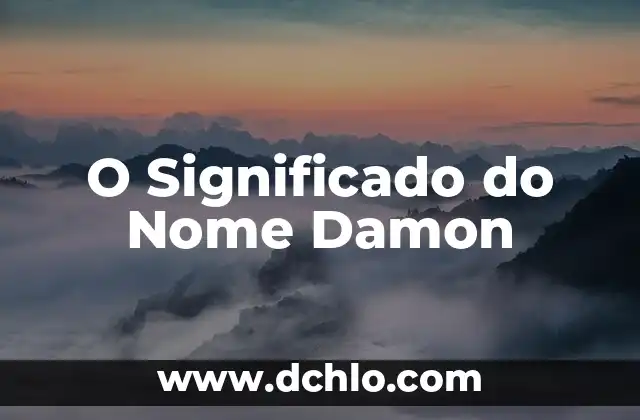 Significado de Suma: Entendiendo el Concepto Básico 4 O Significado do Nome Damon