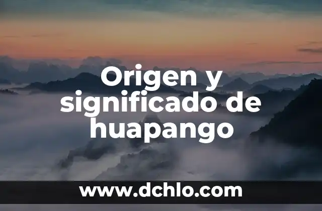 Ejemplo del significado de física 6 Origen y significado de huapango