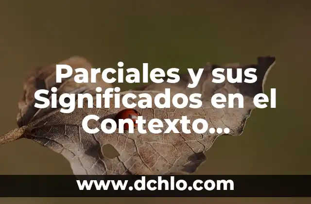 El significado del término homunculo en el contexto científico 8 Parciales y sus Significados en el Contexto Educativo