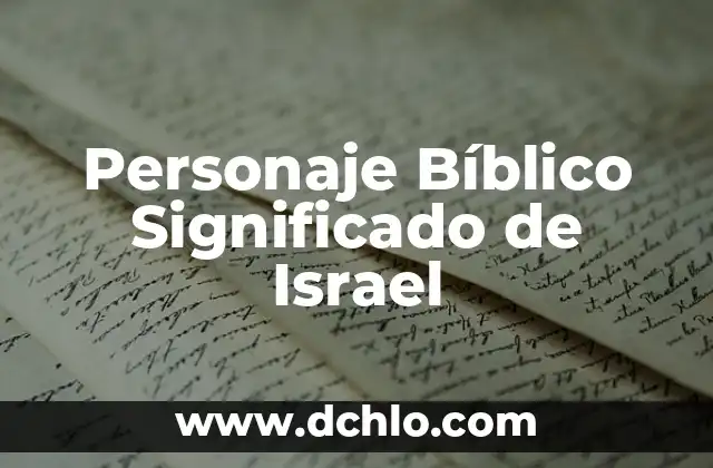 El Significado Bíblico de Micael de Nebadon 5 Personaje Bíblico Significado de Israel