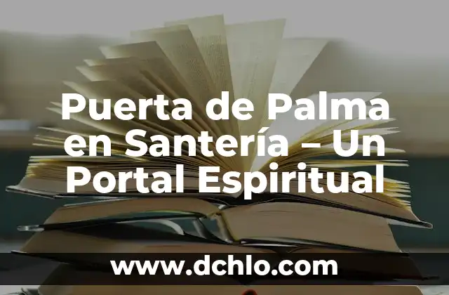 Cómo hacer una puerta en Autocad 2D 4 Puerta de Palma en Santería – Un Portal Espiritual