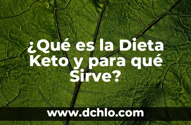 ¿Para qué sirve la semilla de chia? - Beneficios y usos de la semilla de chia 6 ¿Qué es la Dieta Keto y para qué Sirve?