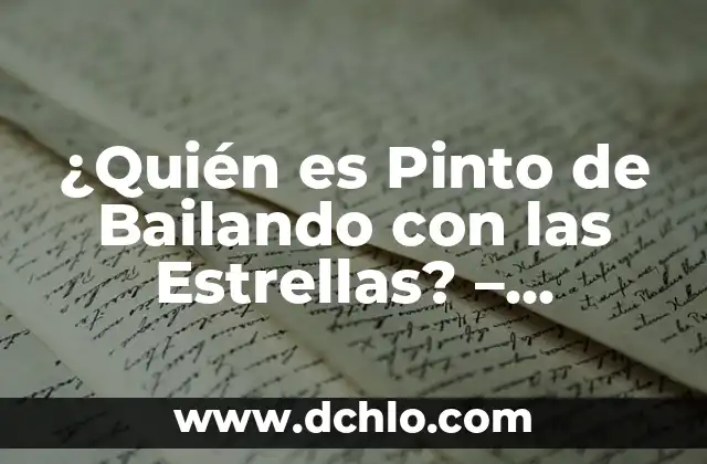 Como hacer galletas de estrellas 7 ¿Quién es Pinto de Bailando con las Estrellas? – Descubre su Historia y Logros