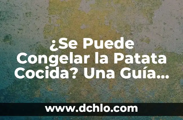La importancia de la medición de longitudes en topografía: Una guía detallada 6 ¿Se Puede Congelar la Patata Cocida? Una Guía Completa