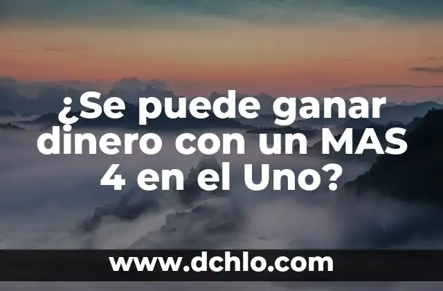 El Sangrado de Implantación: ¿Puede Ocurrir Después de un Retraso? 7 ¿Se puede ganar dinero con un MAS 4 en el Uno?