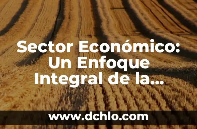 Significado de Aad Guray Nameh: Un Enfoque Profundo 5 Sector Económico: Un Enfoque Integral de la Actividad Productiva