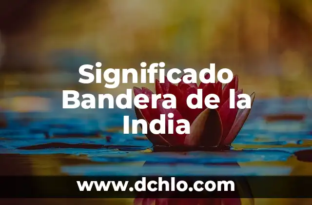 Significado de la Bandera de Argentina 5 Significado Bandera de la India