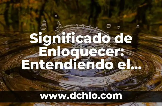 Entendiendo el Concepto de Materiales Conductivos 6 Significado de Enloquecer: Entendiendo el Concepto