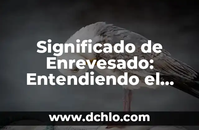 El Significado de Esencialmente: Un Concepto Fundamental 5 Significado de Enrevesado: Entendiendo el Concepto