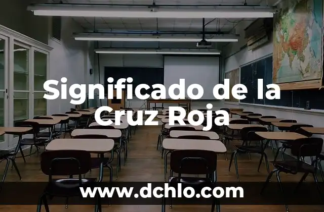 Significado de la Cruz Roja