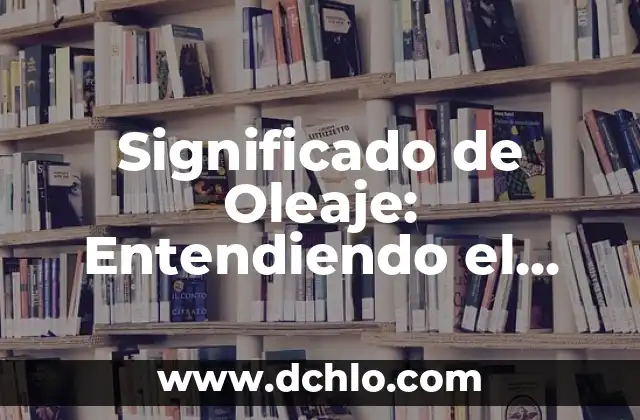 Como hacer olas de mar con cartulina 7 Significado de Oleaje: Entendiendo el Movimiento del Mar