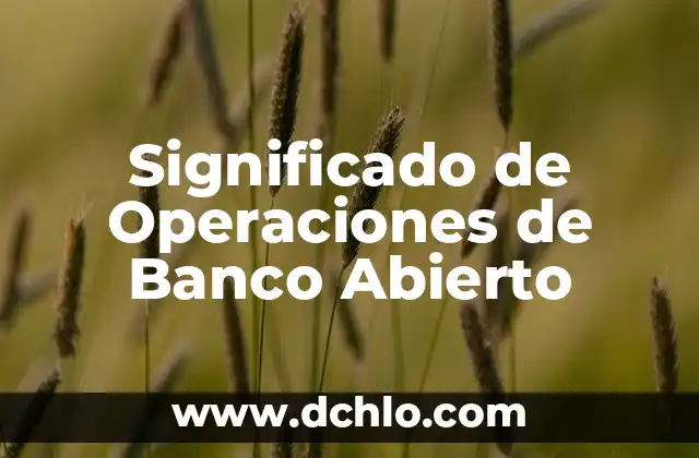 Operaciones con Números Enteros: Suma y Resta de Números Enteros 3 Significado de Operaciones de Banco Abierto