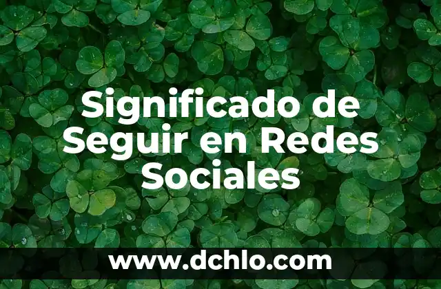 Significado de Seh en Redes Sociales 5 Significado de Seguir en Redes Sociales