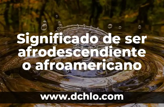 El Significado del Conejo como Deidad 4 Significado de ser afrodescendiente o afroamericano