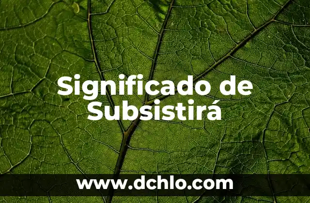 Significado del Nombre de Mariela 4 Significado de Subsistirá