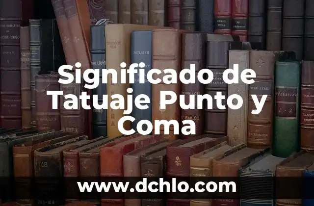 Corrector de Ortografía Punto y Coma Gratis: Mejora tu Escritura en Línea 4 Significado de Tatuaje Punto y Coma