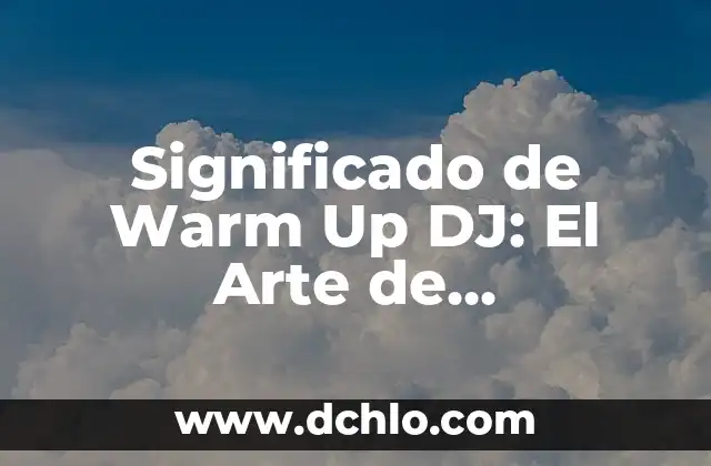Como Hacer una Pista de Carros Eléctricos Casera 7 Significado de Warm Up DJ: El Arte de Precalentar la Pista