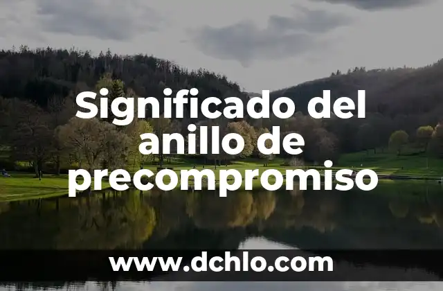 El significado del ángel de la guarda 4 Significado del anillo de precompromiso