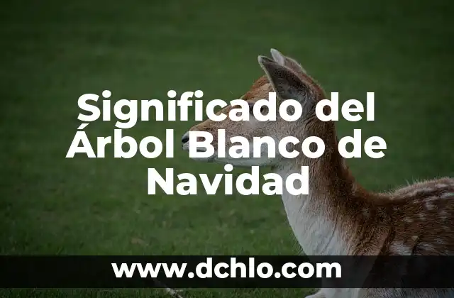 El Significado Pagano del Árbol de Navidad 6 Significado del Árbol Blanco de Navidad