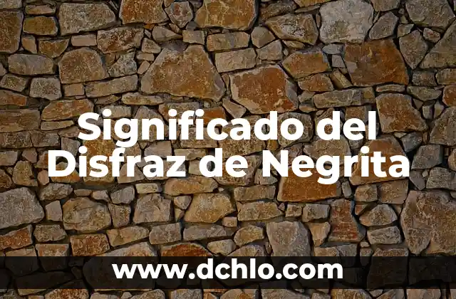Significado del Disfraz de Diablo 8 Significado del Disfraz de Negrita
