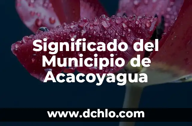 Significado del Municipio de Acolman 7 Significado del Municipio de Acacoyagua
