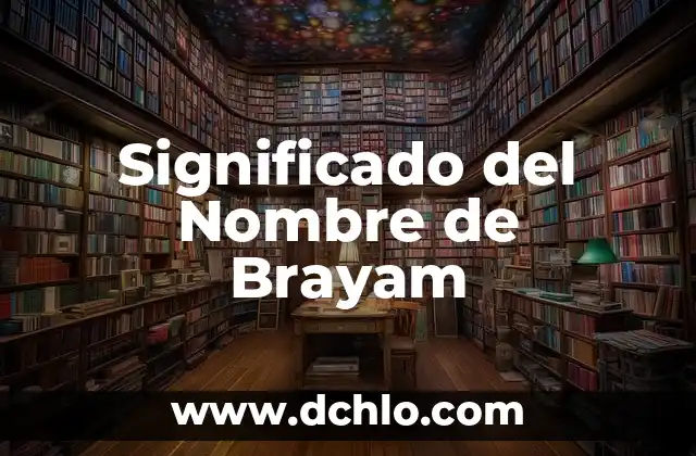 Significado del Nombre de Yatzy: Un Juego de Dados Emblemático 7 Significado del Nombre de Brayam